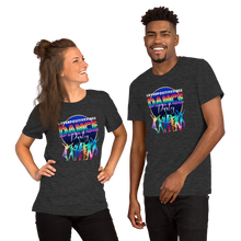 Load image into Gallery viewer, &#39;Lovenpositivevibes Dance Party (Rainbow) Unisex T-Shirt
