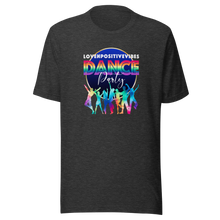 Load image into Gallery viewer, &#39;Lovenpositivevibes Dance Party (Rainbow) Unisex T-Shirt
