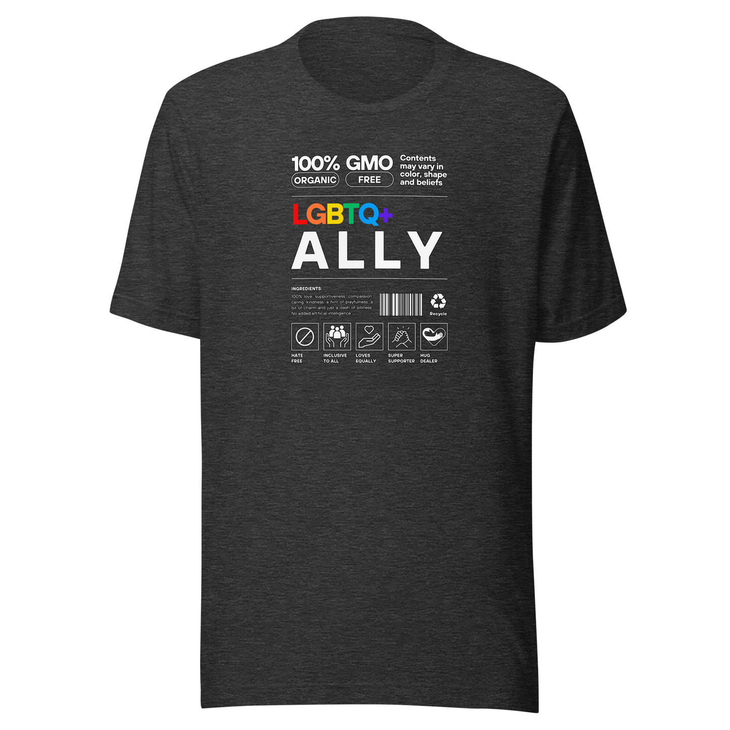 'LGBTQ+ Ally' Unisex T-Shirt