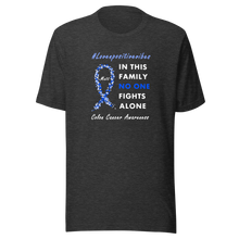 Load image into Gallery viewer, #Lovenpositivevibes &#39;No One Fights Alone&#39; Unisex T-Shirt
