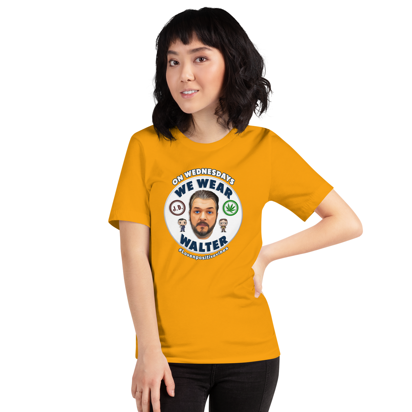 #Lovenpositivevibes 'On Wednesdays We Wear Walter' Unisex T-Shirt