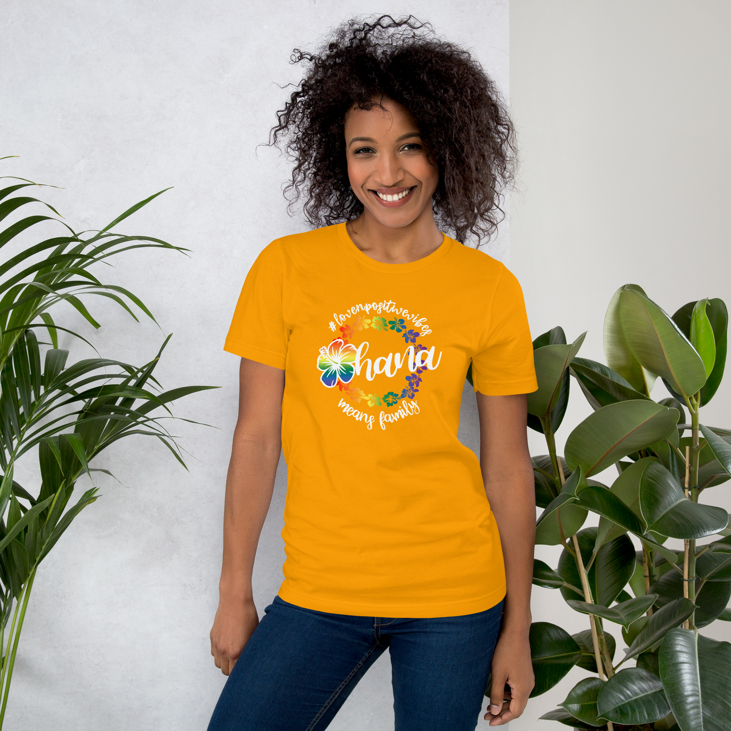#Lovenpositivevibes 'Ohana' Unisex T-Shirt