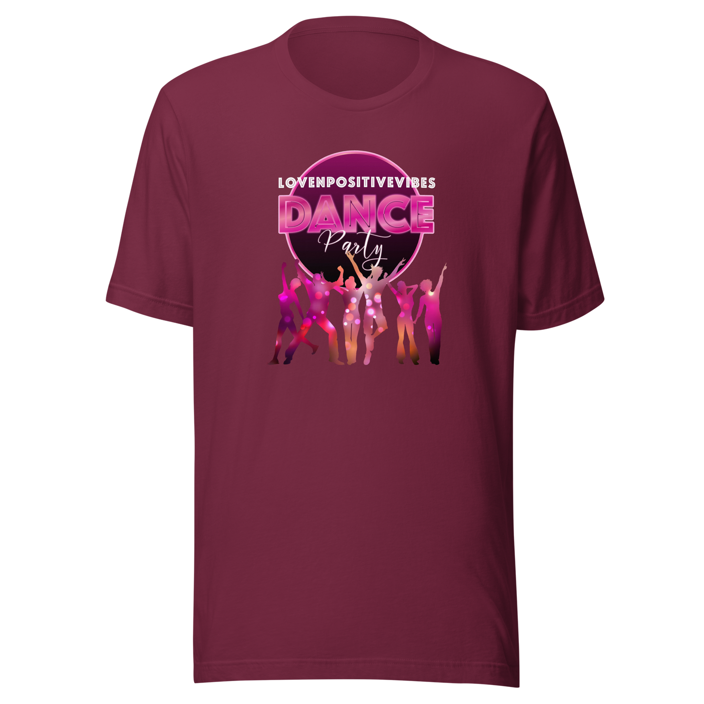 'Lovenpositivevibes Dance Party' Unisex T-Shirt