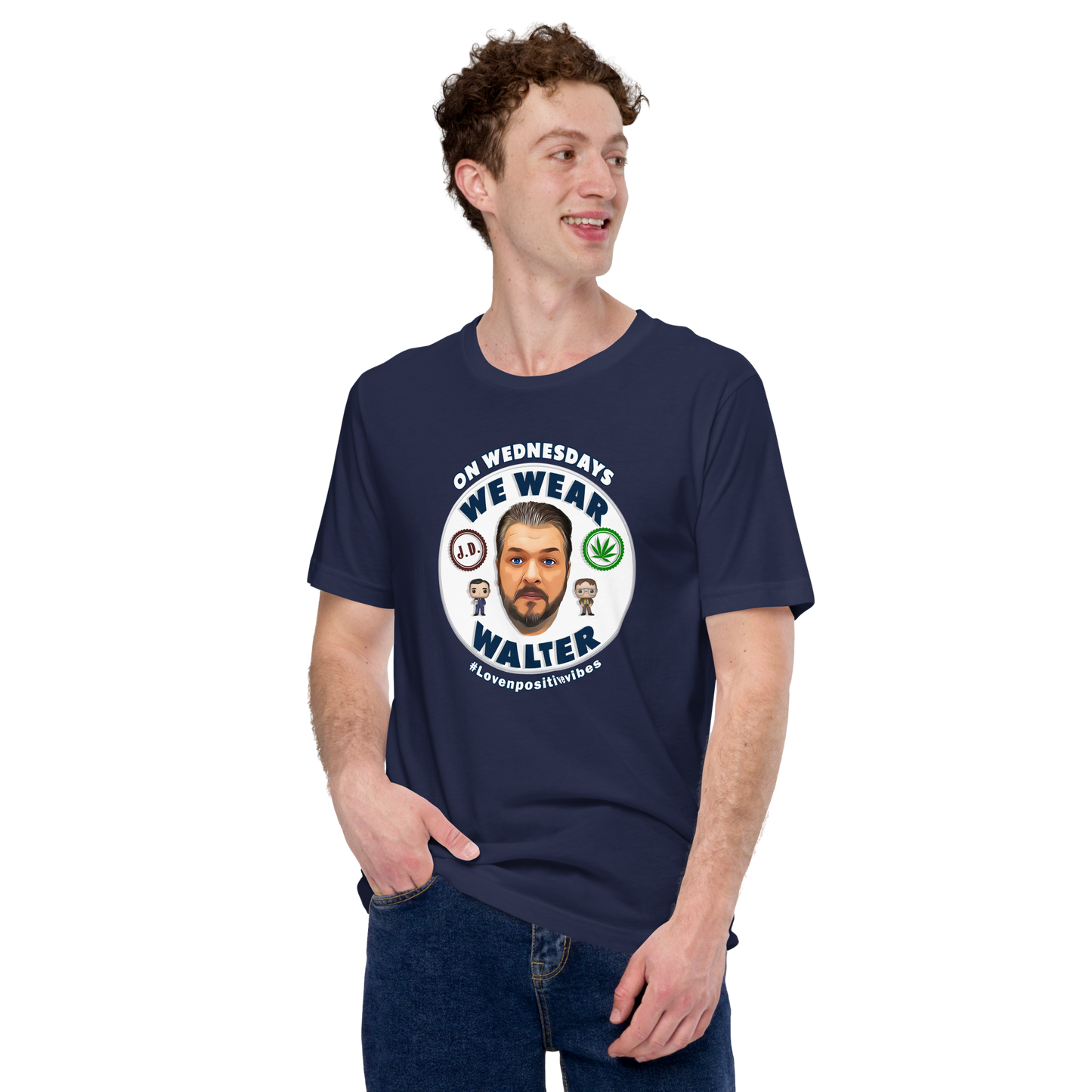 #Lovenpositivevibes 'On Wednesdays We Wear Walter' Unisex T-Shirt