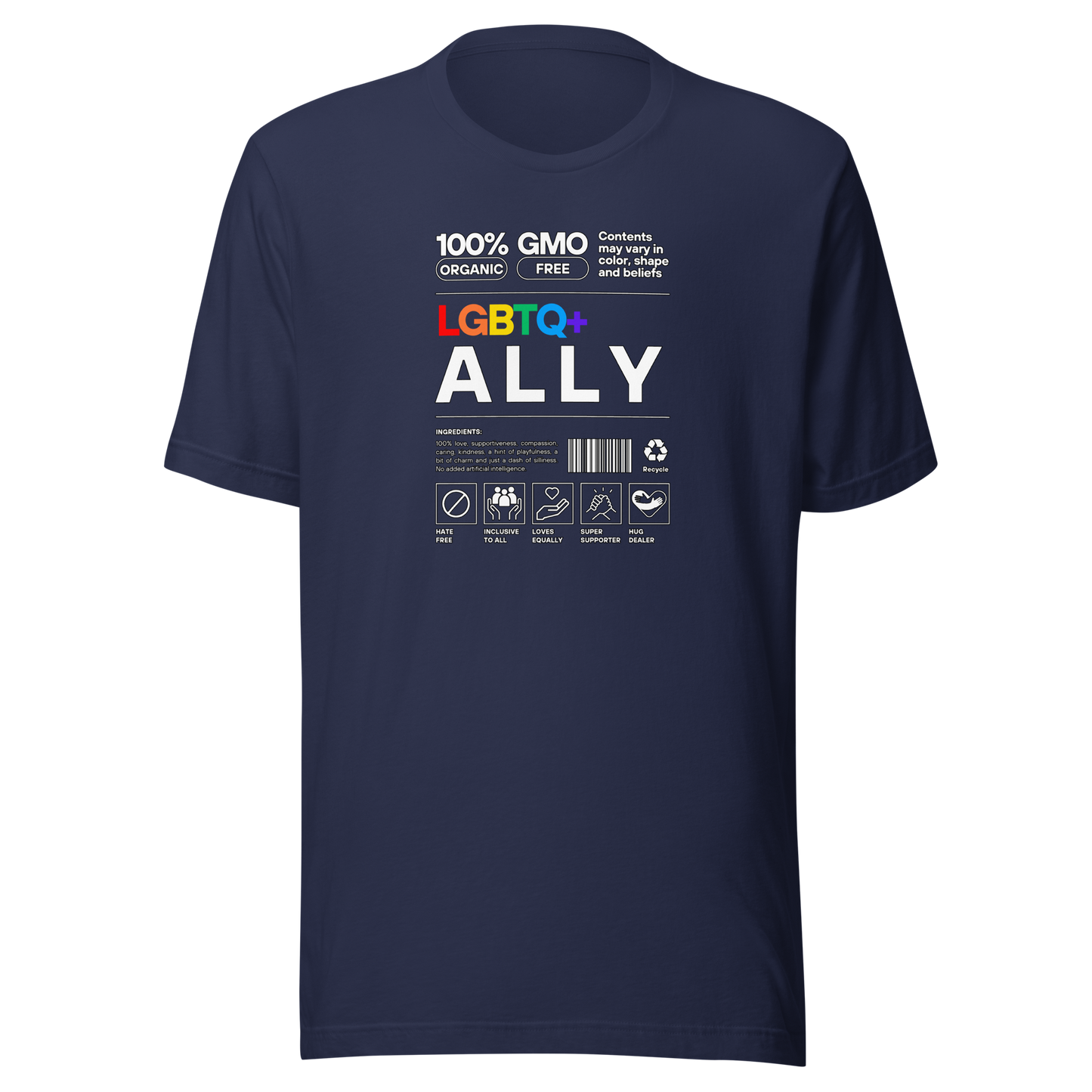 'LGBTQ+ Ally' Unisex T-Shirt
