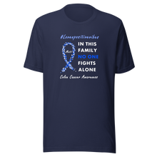 Load image into Gallery viewer, #Lovenpositivevibes &#39;No One Fights Alone&#39; Unisex T-Shirt
