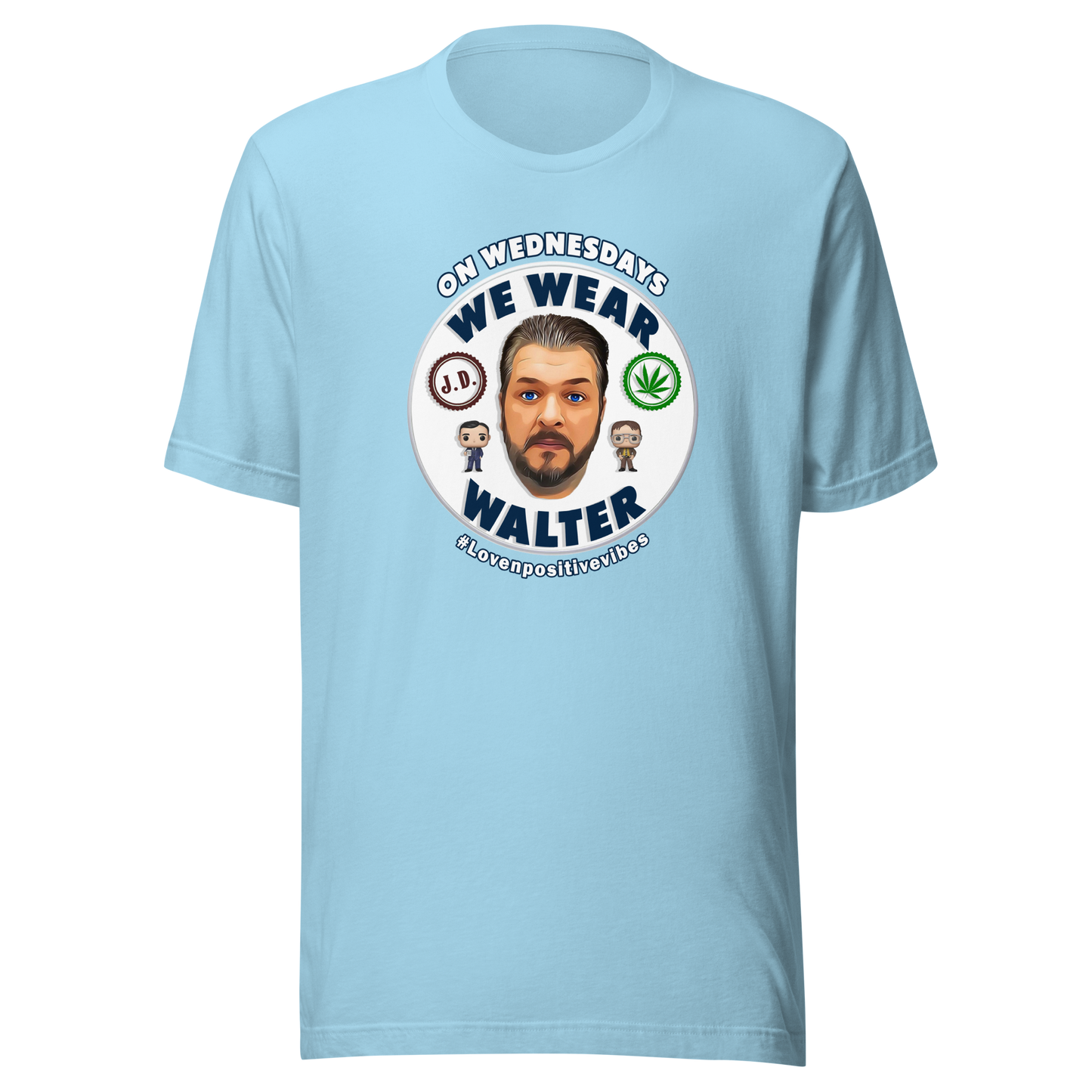 #Lovenpositivevibes 'On Wednesdays We Wear Walter' Unisex T-Shirt