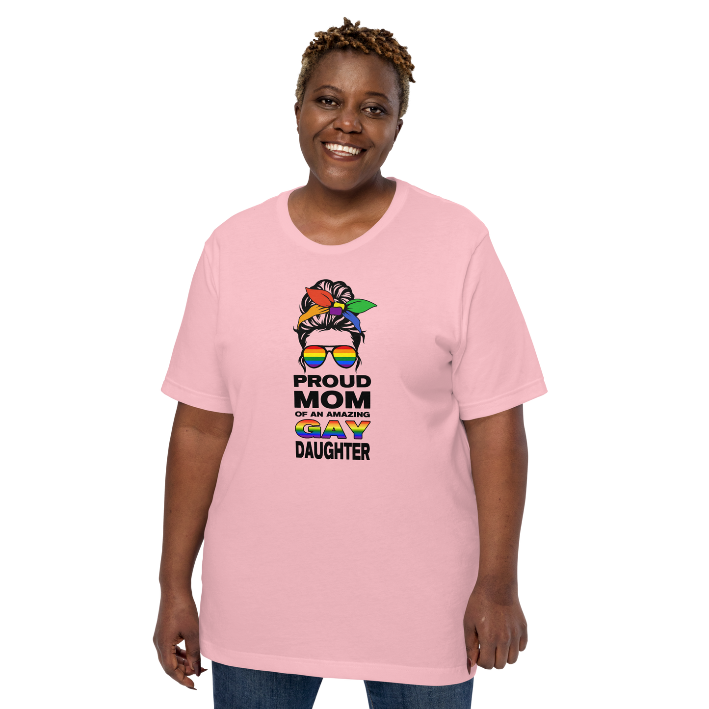 'Proud Mom Of An Amazing Gay Daughter' Unisex T-Shirt