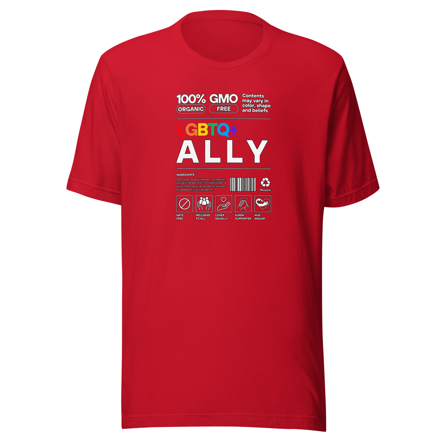 'LGBTQ+ Ally' Unisex T-Shirt