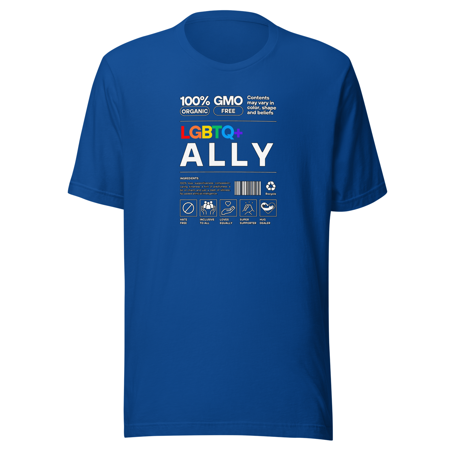 'LGBTQ+ Ally' Unisex T-Shirt