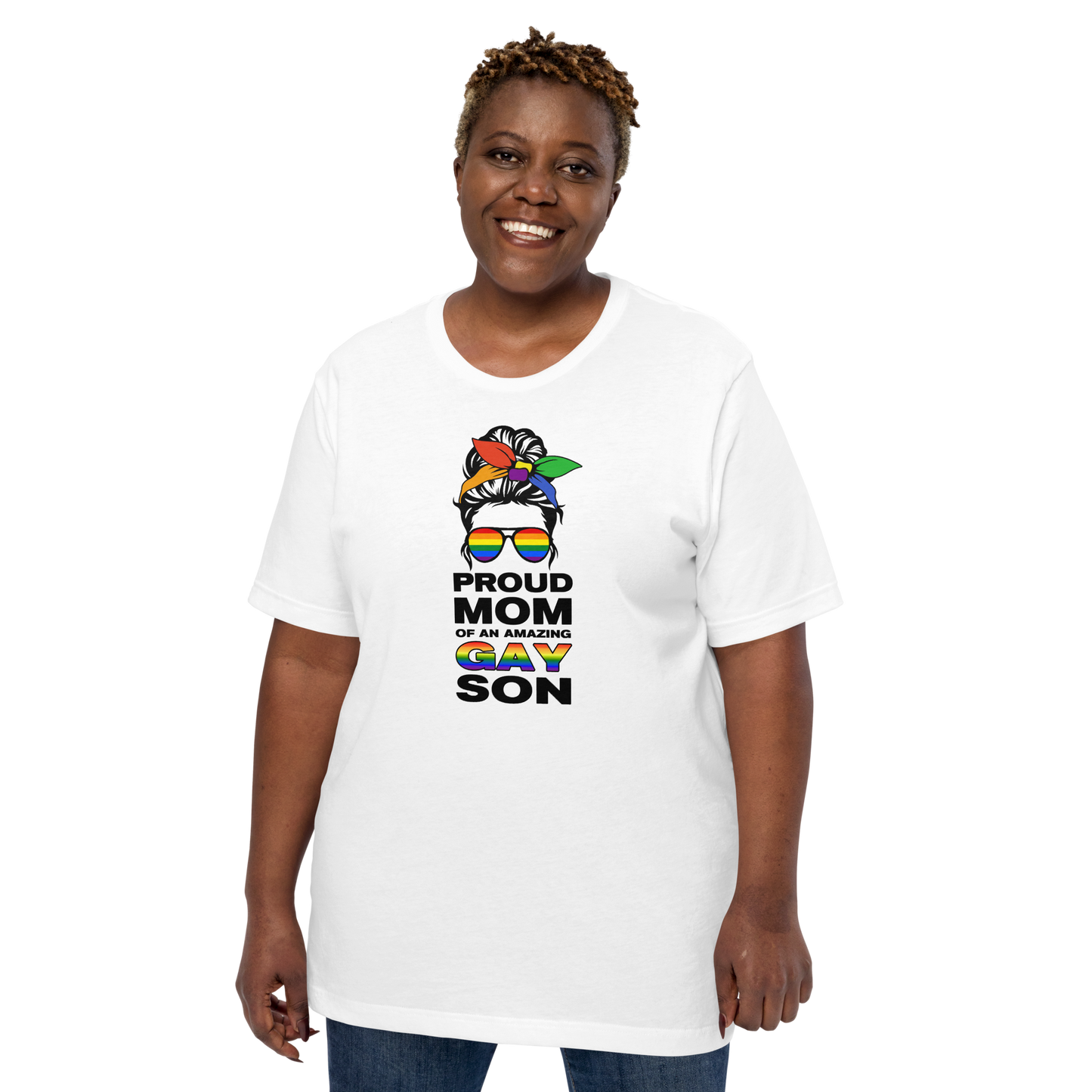 'Proud Mom Of An Amazing Gay Son' Unisex T-Shirt