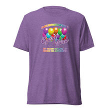 Load image into Gallery viewer, #Lovenpositivevibes Purple Tri-Blend T-Shirt
