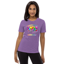 Load image into Gallery viewer, #Lovenpositivevibes Purple Tri-Blend T-Shirt
