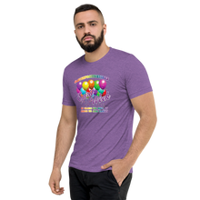 Load image into Gallery viewer, #Lovenpositivevibes Purple Tri-Blend T-Shirt
