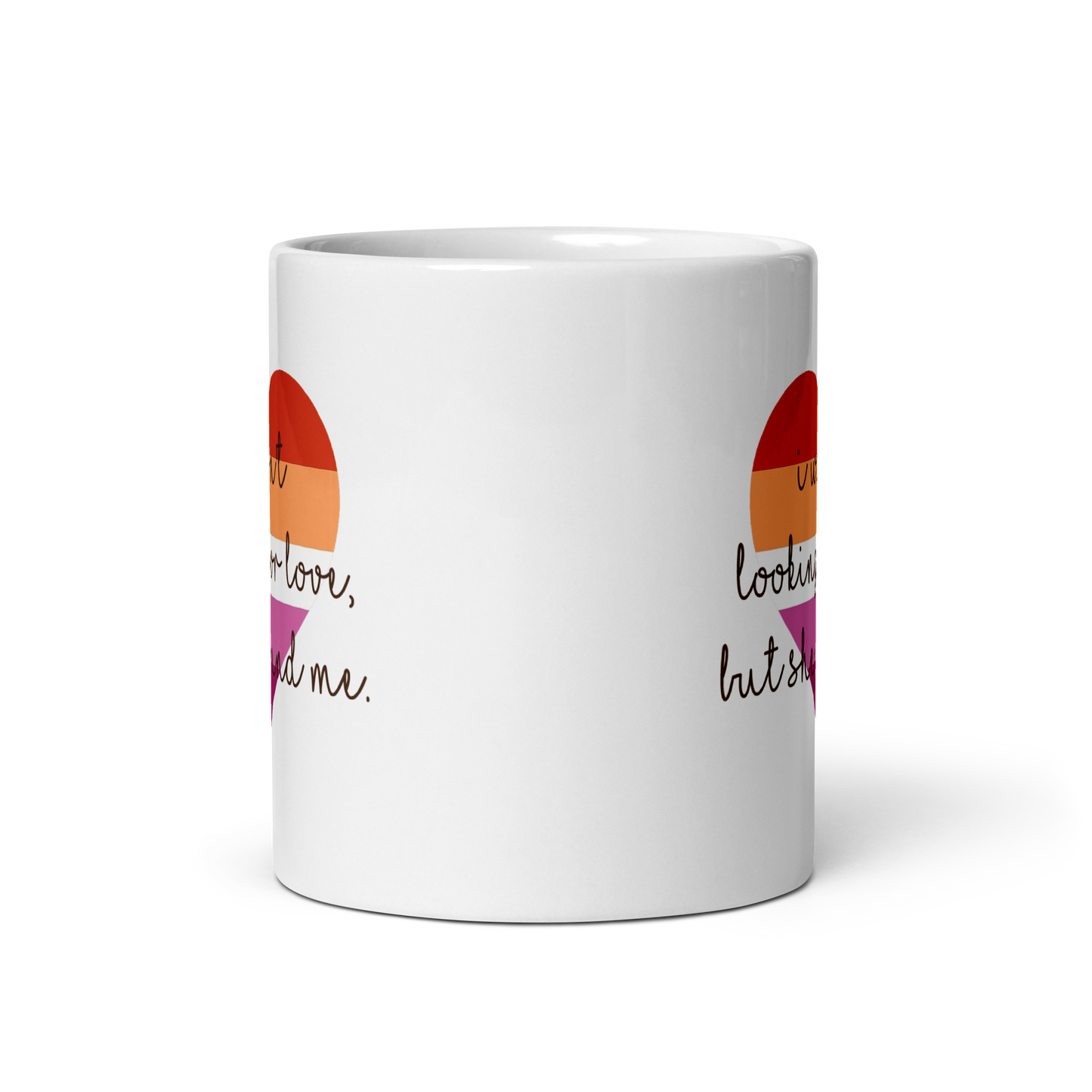 'Lesbian Pride' White Glossy Mug