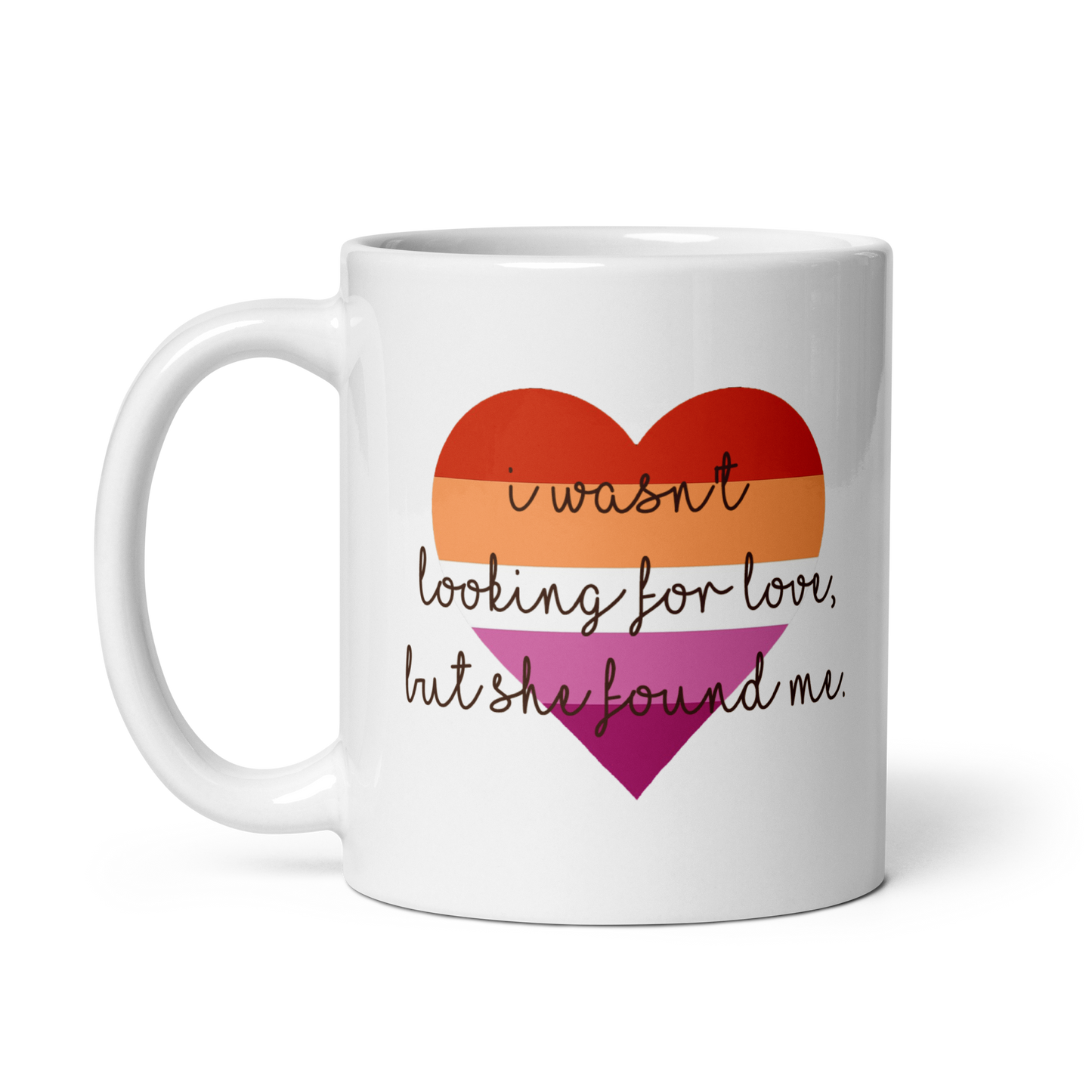 'Lesbian Pride' White Glossy Mug