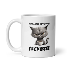 Load image into Gallery viewer, &#39;Cup of Fuckoffee&#39; White Glossy Mug
