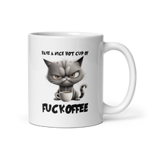 Load image into Gallery viewer, &#39;Cup of Fuckoffee&#39; White Glossy Mug
