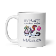 Load image into Gallery viewer, &#39;I Don&#39;t Fart&#39; White Glossy Mug
