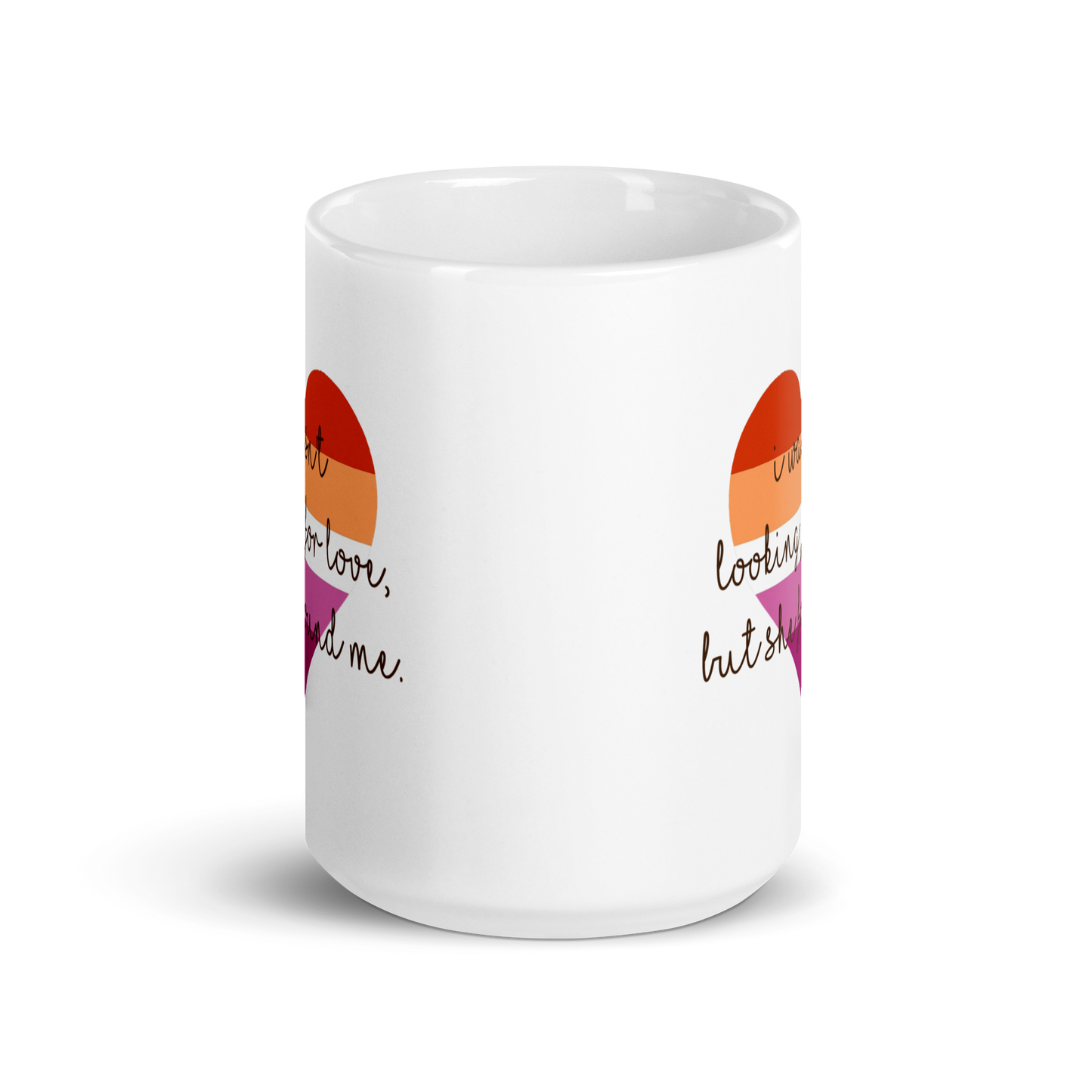 'Lesbian Pride' White Glossy Mug