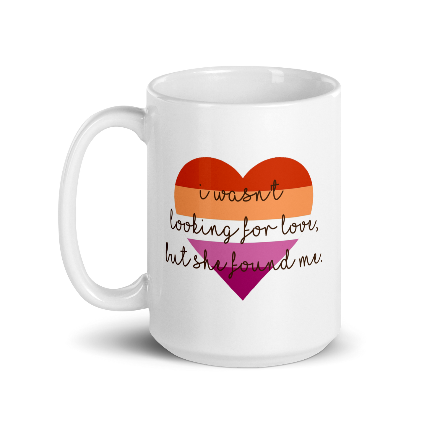 'Lesbian Pride' White Glossy Mug
