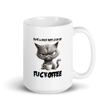 Load image into Gallery viewer, &#39;Cup of Fuckoffee&#39; White Glossy Mug
