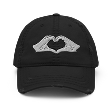 Load image into Gallery viewer, &#39;Heart Hands&#39; Distressed Hat
