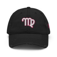 Load image into Gallery viewer, &#39;Virgo Sign&#39; Distressed Hat
