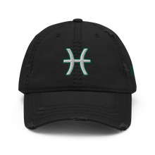 Load image into Gallery viewer, &#39;Pisces Sign&#39; Distressed Hat
