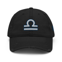 Load image into Gallery viewer, &#39;Libra Sign&#39; Distressed Dad Hat
