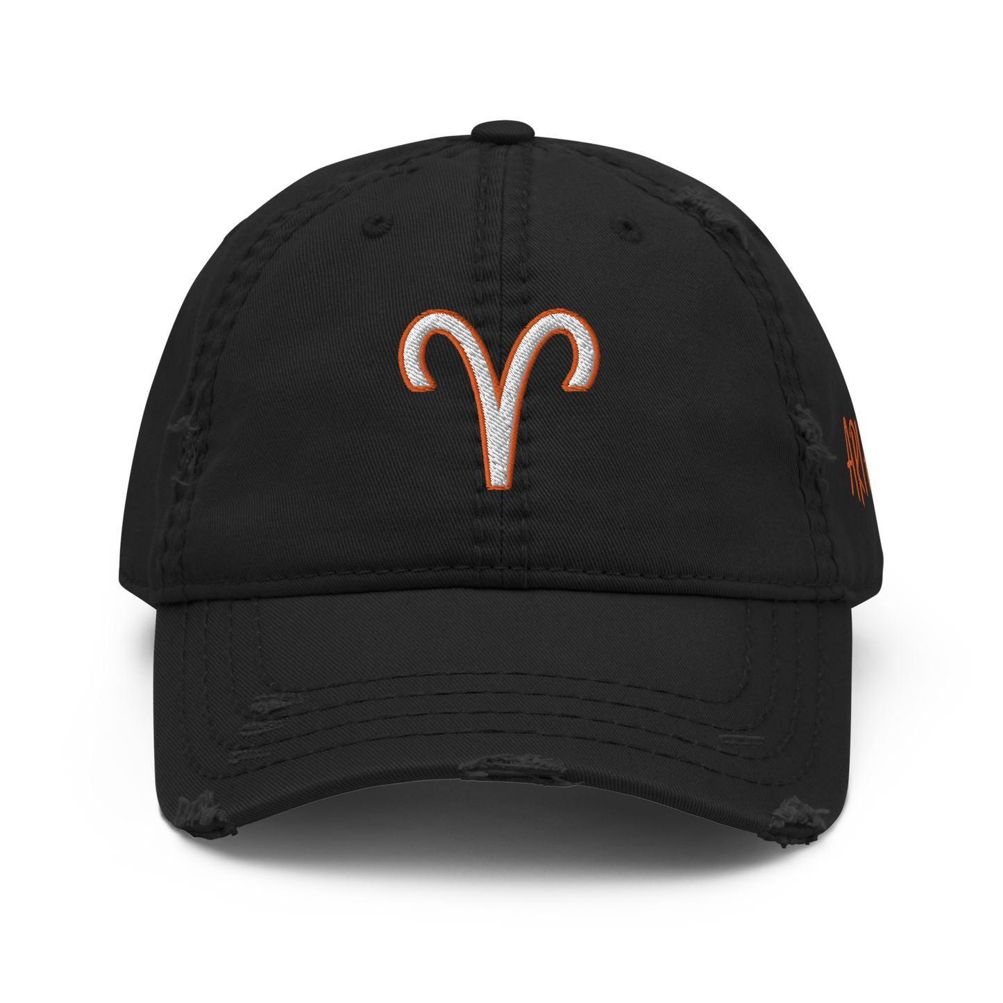 'Aries Sign' Distressed Hat