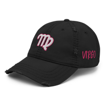 Load image into Gallery viewer, &#39;Virgo Sign&#39; Distressed Hat
