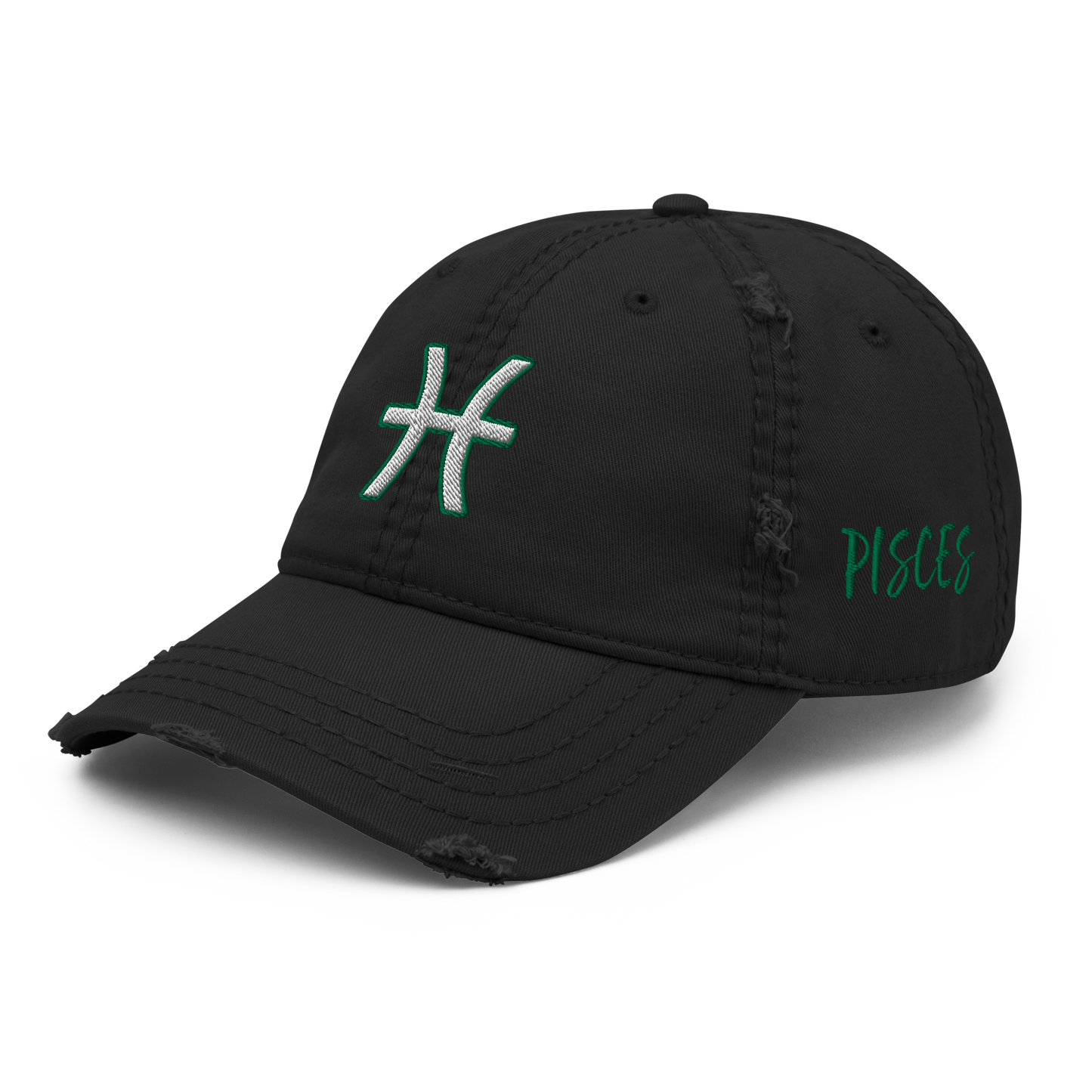 'Pisces Sign' Distressed Hat