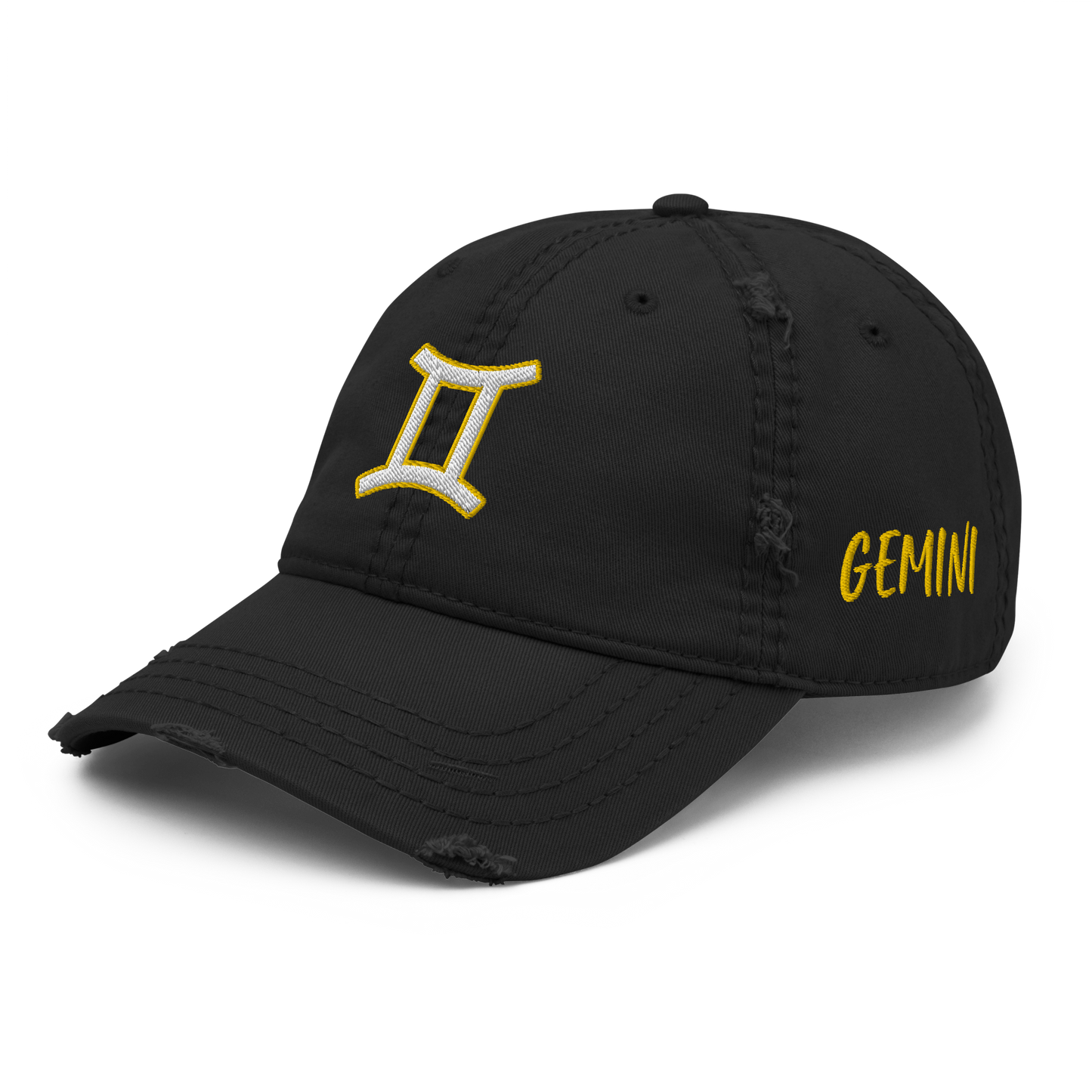 'Gemini Sign' Distressed Hat