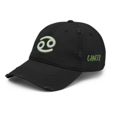 Load image into Gallery viewer, &#39;Cancer Sign&#39; Distressed Hat
