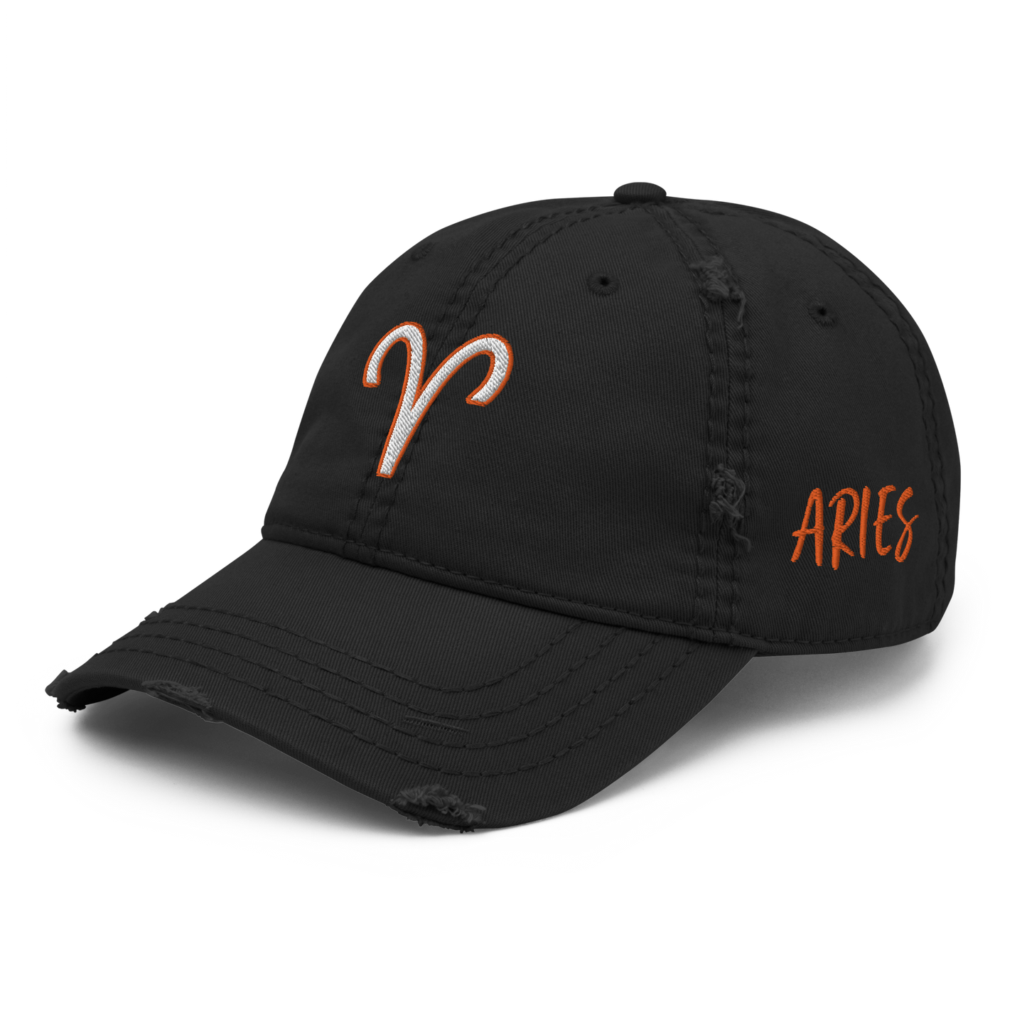 'Aries Sign' Distressed Hat