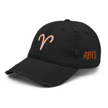 Load image into Gallery viewer, &#39;Aries Sign&#39; Distressed Hat
