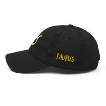 Load image into Gallery viewer, &#39;Taurus Sign&#39; Distressed Hat
