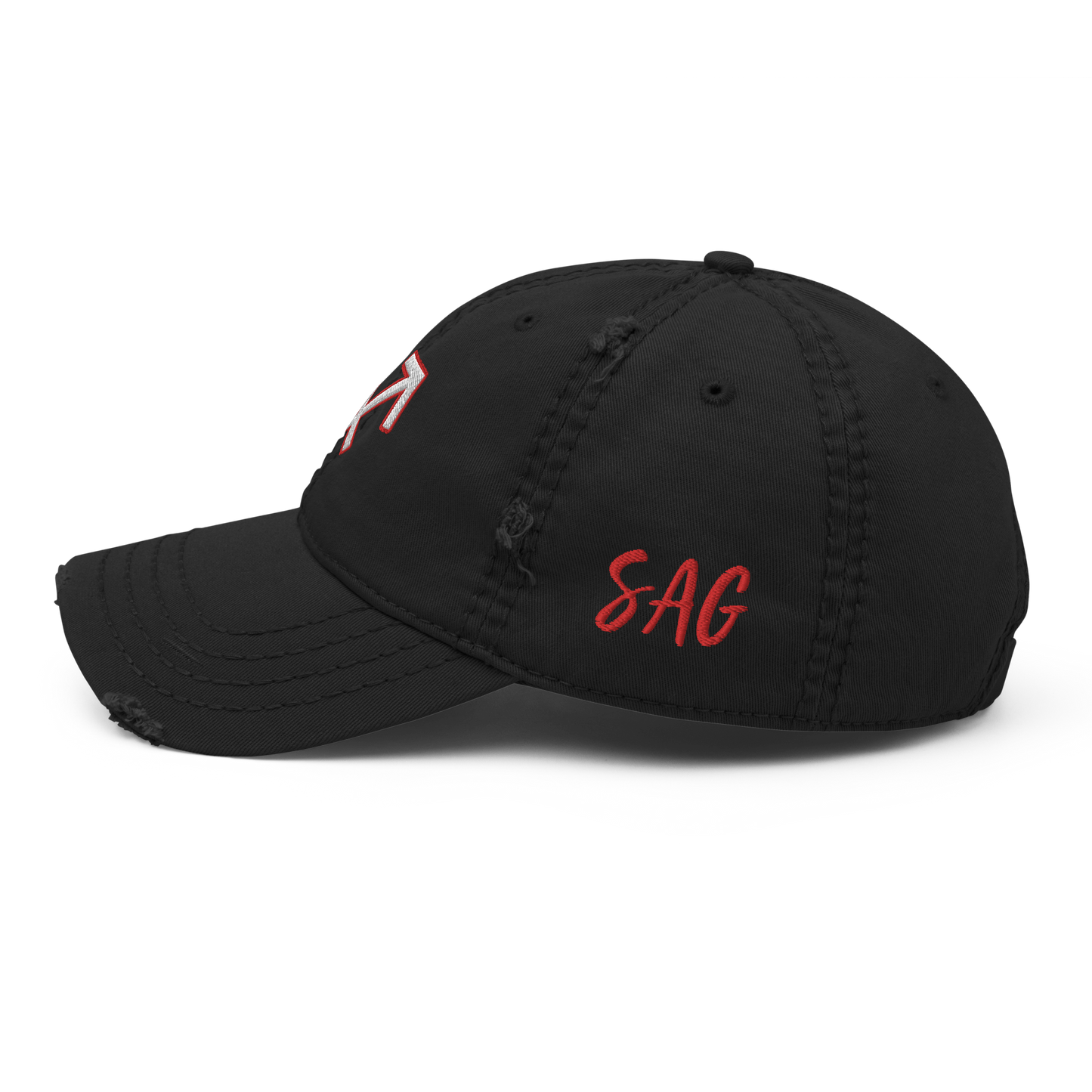 'Sagittarius Sign' Distressed Hat