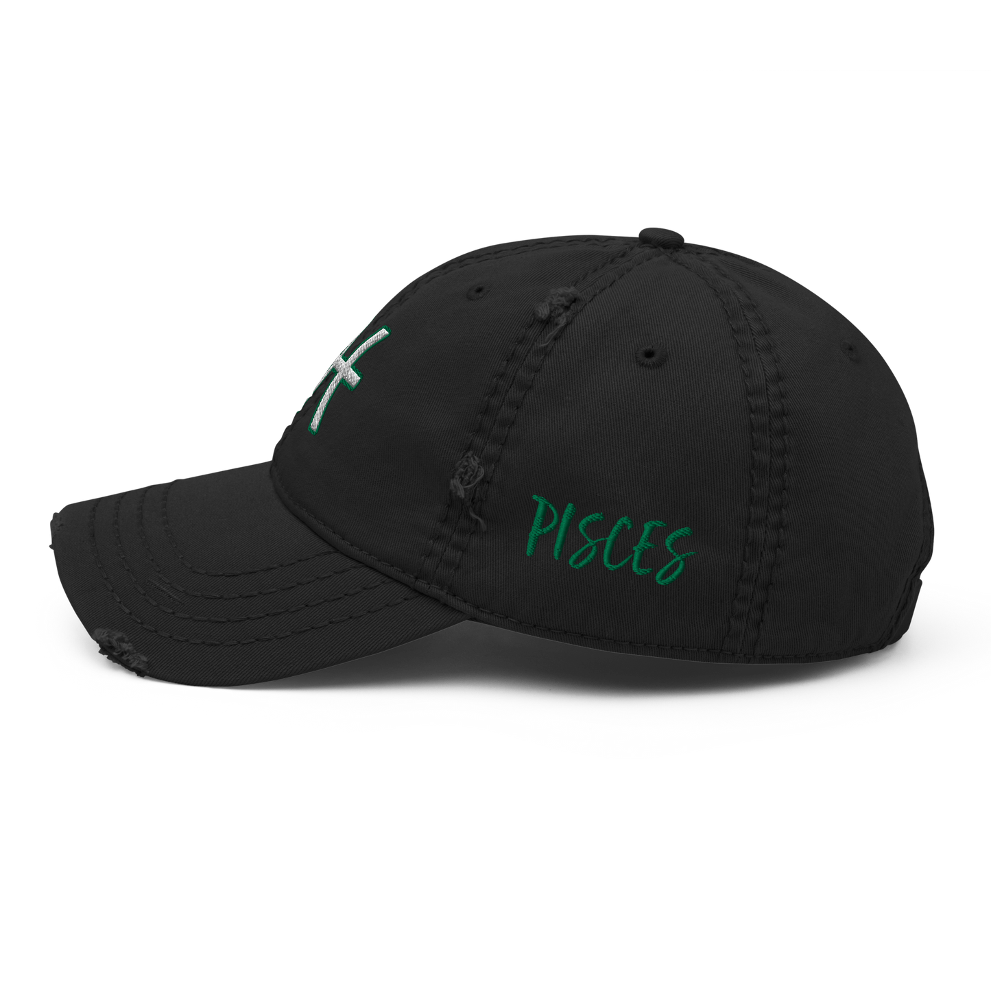 'Pisces Sign' Distressed Hat