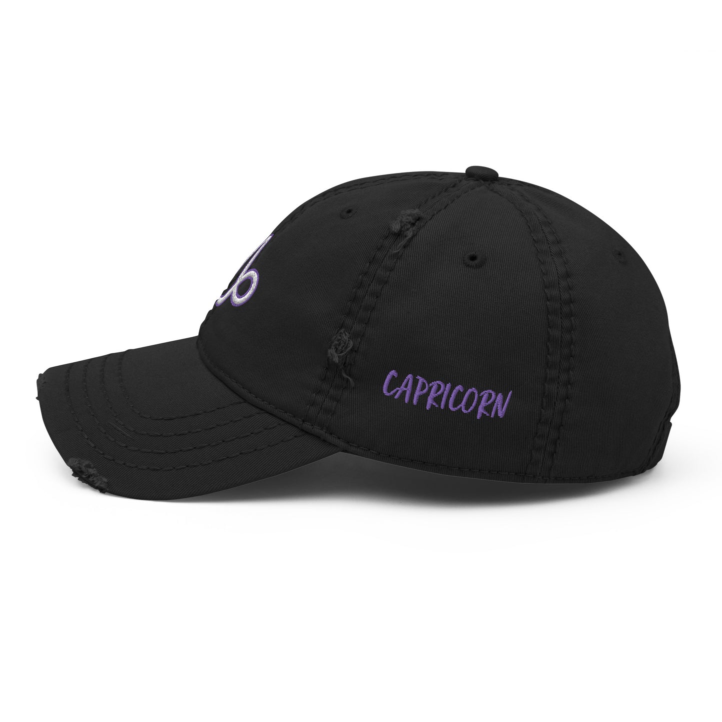 'Capricorn Sign' Distressed Hat