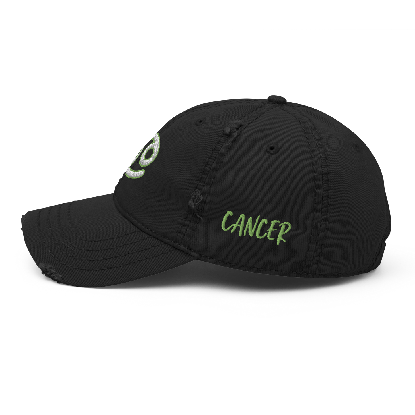 'Cancer Sign' Distressed Hat