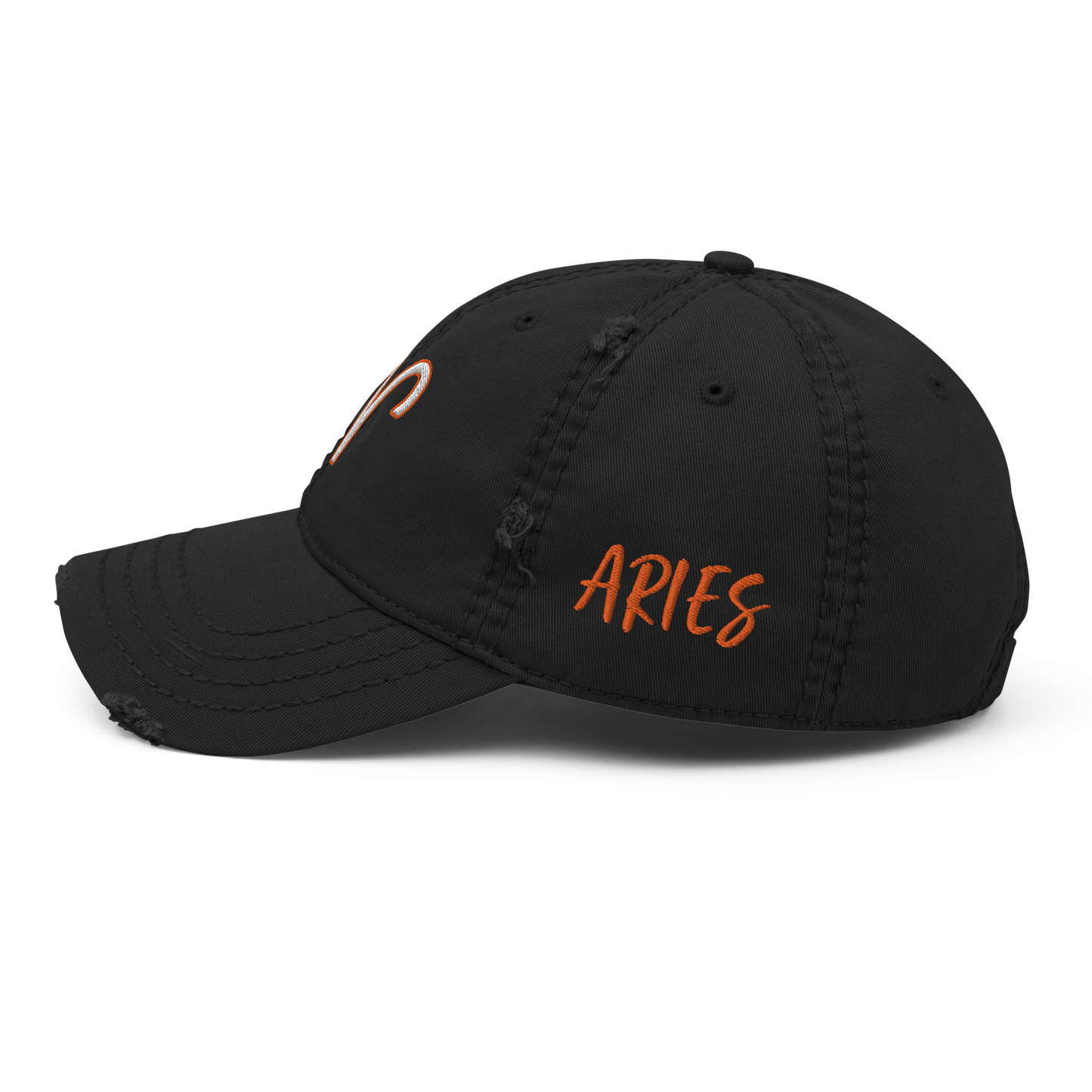 'Aries Sign' Distressed Hat