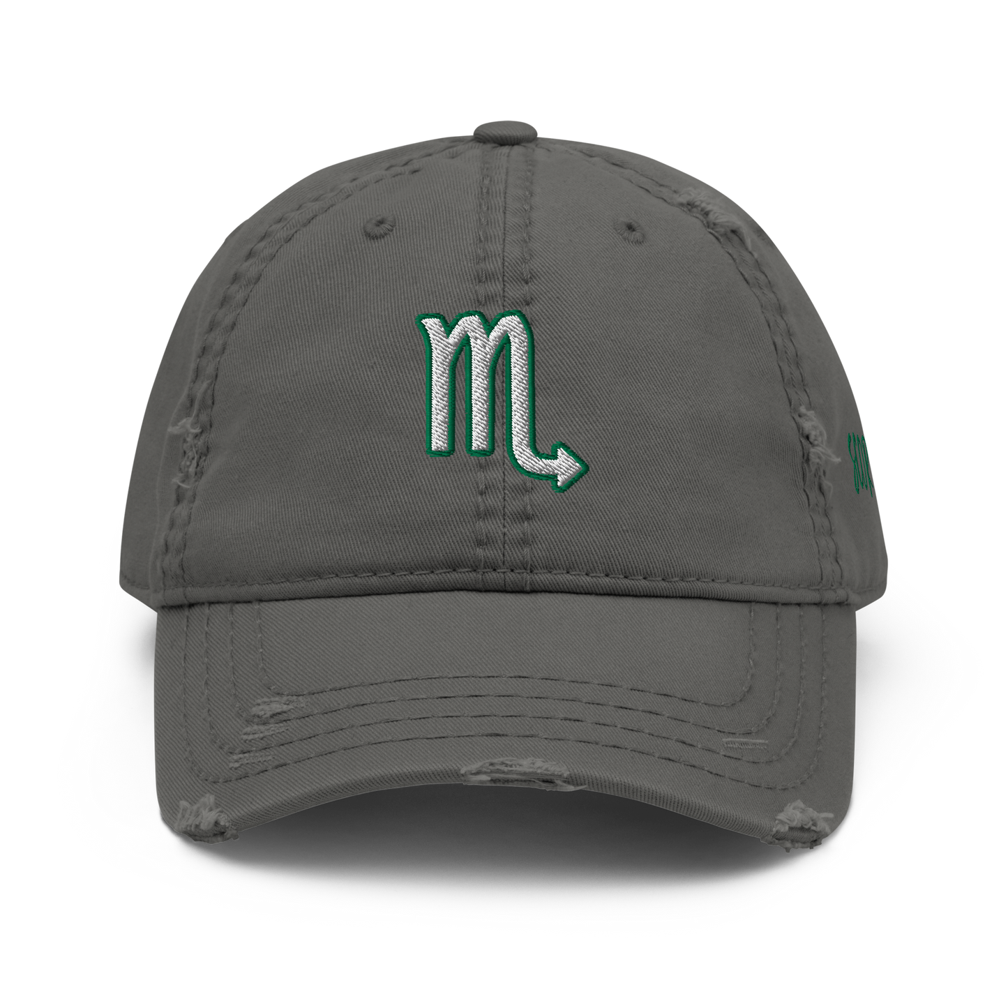 'Scorpio Sign Distressed Hat