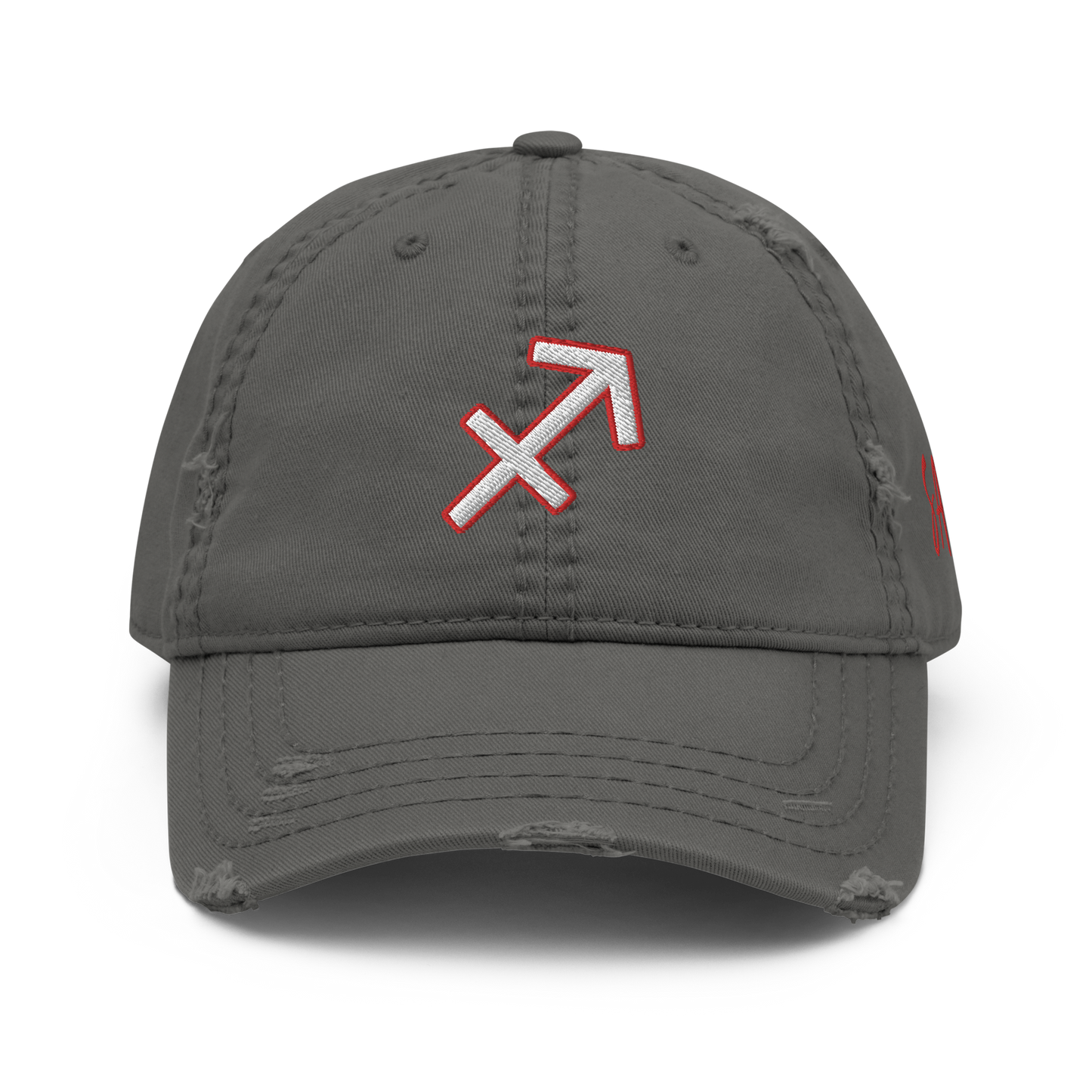 'Sagittarius Sign' Distressed Hat