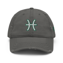 Load image into Gallery viewer, &#39;Pisces Sign&#39; Distressed Hat
