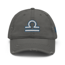 Load image into Gallery viewer, &#39;Libra Sign&#39; Distressed Dad Hat
