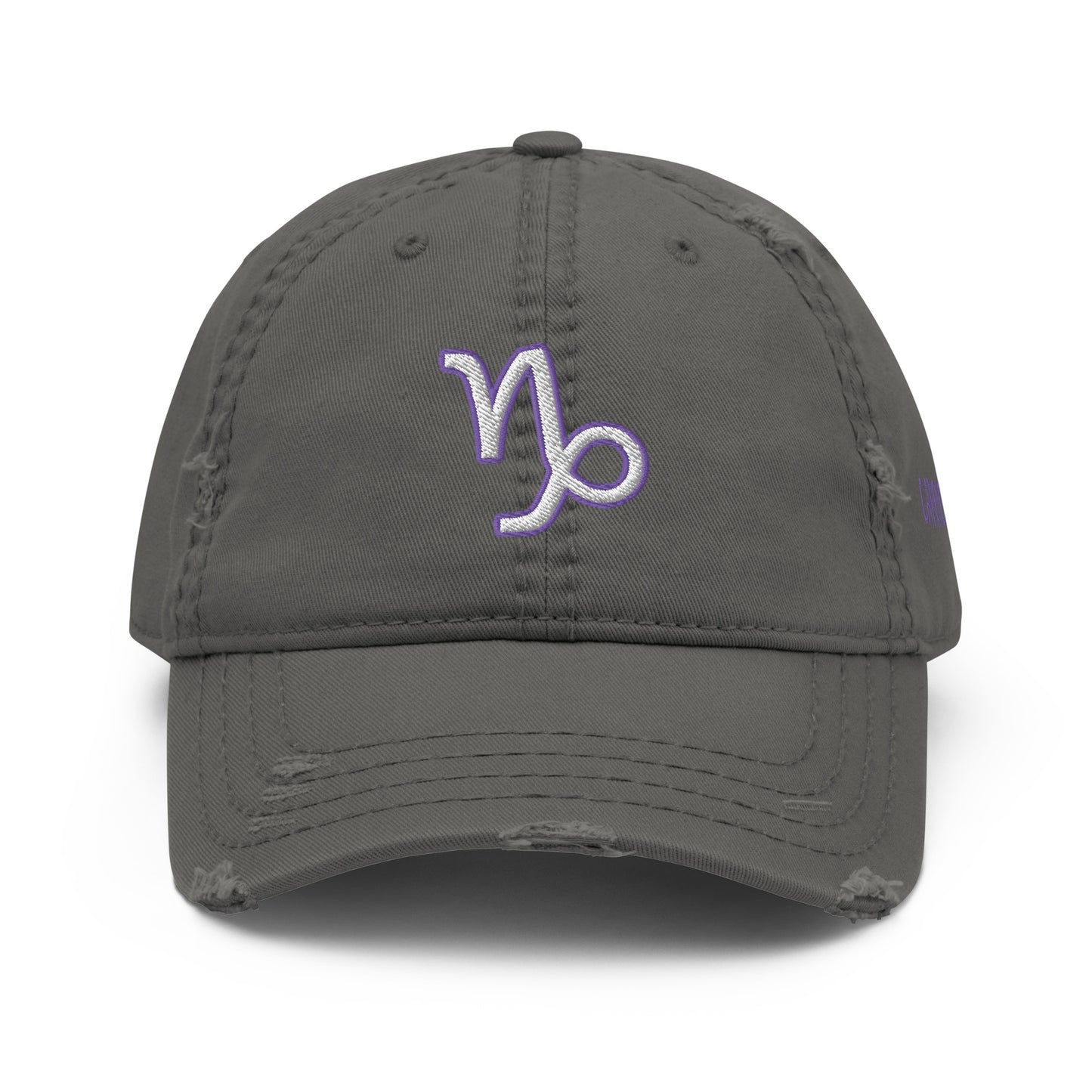 'Capricorn Sign' Distressed Hat