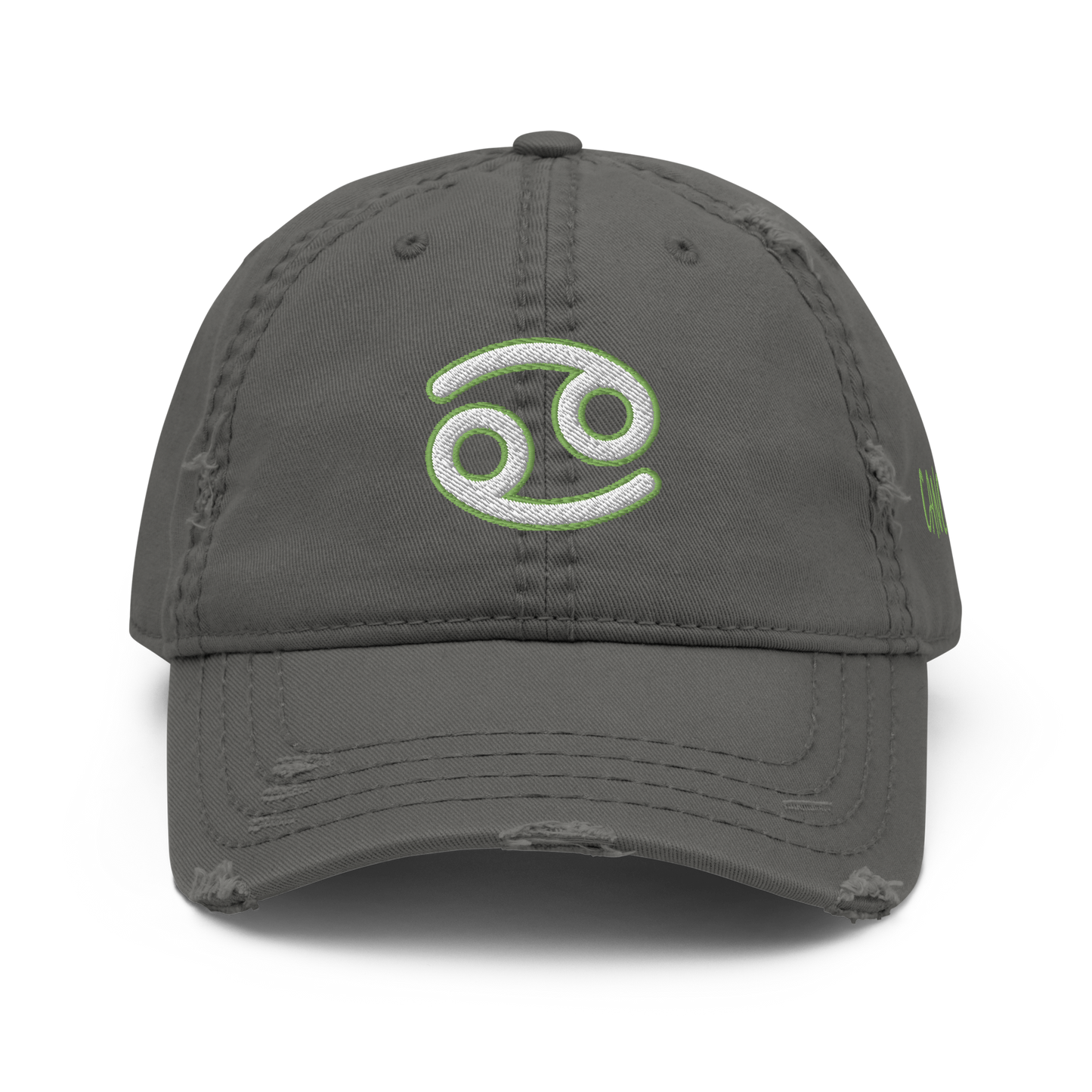 'Cancer Sign' Distressed Hat