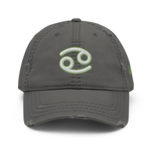 Load image into Gallery viewer, &#39;Cancer Sign&#39; Distressed Hat
